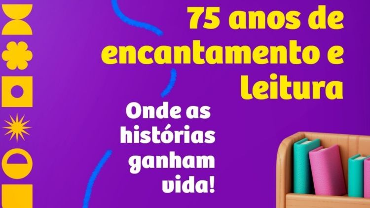 Biblioteca Infantil e Juvenil Monteiro Lobato comemora 75 anos