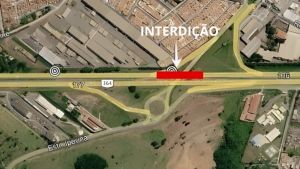SP 310 terá interdição parcial em Rio Claro para lançamento de vigas