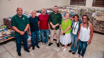 João Rock entrega 28 toneladas de alimentos para o Fundo Social de Solidariedade de Ribeirão Preto
