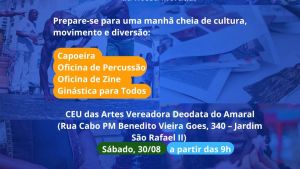 Além de diversos serviços, “Cuidando da nossa Morada” tem eventos recreativos e culturais neste sábado (30)