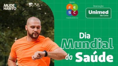 Fesc promove ação gratuita no dia Mundial da Saúde em parceria com a Unimed