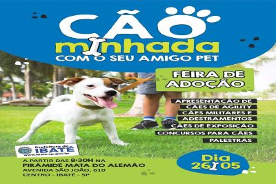 Prefeitura de Ibaté promove “Primeira Cãominhada” na Pirâmide da Mata do Alemão