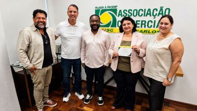 ACISC recebe nova diretoria da ASCORI e reforça aproximação com setor imobiliário de São Carlos