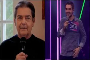 Faustão volta à TV e &#039;abençoa&#039; a estreia do novo programa da Band, apresentado pelo filho João Silva: “Muita alegria e orgulho”