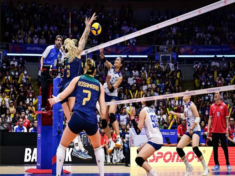 Vôlei: Brasil encerra 1ª fase da Liga das Nações feminina com vitória