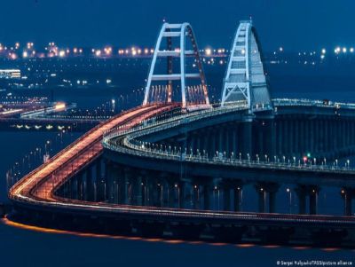 Ucrânia: &#039;Emergência&#039; na ponte que liga a Crimeia à Rússia