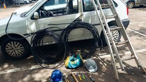 Polícia flagra furto de cabos e prende suspeitos em cruzamento de São Carlos