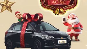 ACISC lança campanha “Natal Iluminado e Premiado” com sorteio de um Onix 0 km