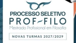 Mestrado Profissional em Filosofia abre inscrições de processo seletivo
