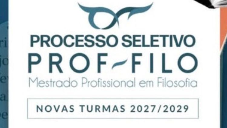 Mestrado Profissional em Filosofia abre inscrições de processo seletivo
