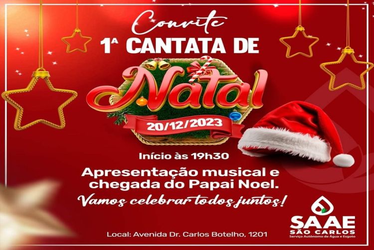 Saae realiza primeira cantata de natal