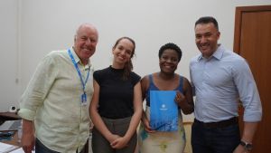 Santa Casa recebe vereadora Larissa e reforça compromisso com cuidado humanizado