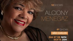 Teatro Municipal recebe o espetáculo &quot;Luz do palco&quot; com Alciony Menegaz