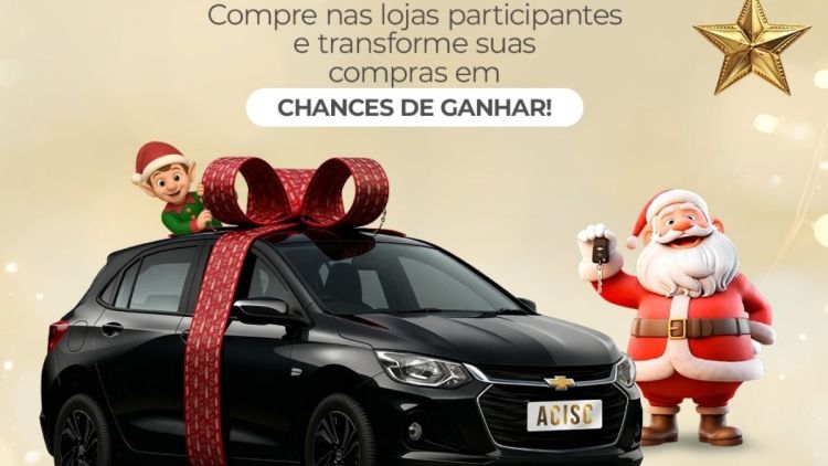 Campanha da ACISC sorteia Ônix 0 km e impulsiona compras de fim de ano em São Carlos