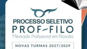 Mestrado Profissional em Filosofia divulga edital de processo seletivo