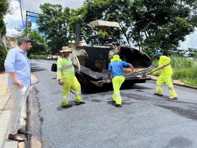 Vereador Bruno Zancheta celebra recape das vias do jardim Gibertoni