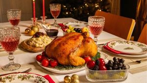 Receita exclusiva de Chester® Perdigão com acompanhamentos para a ceia