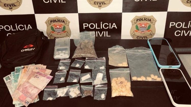DISE desarticula ponto de drogas e prende suspeito que vendia entorpecentes em eventos