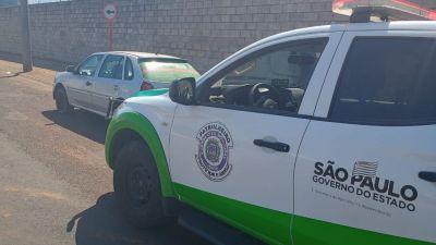 GCM de Ibaté Recupera Veículo Furtado no Bairro São Benedito