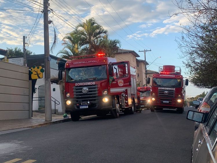 Corpo de Bombeiros apaga principio de incêndio em apartamento