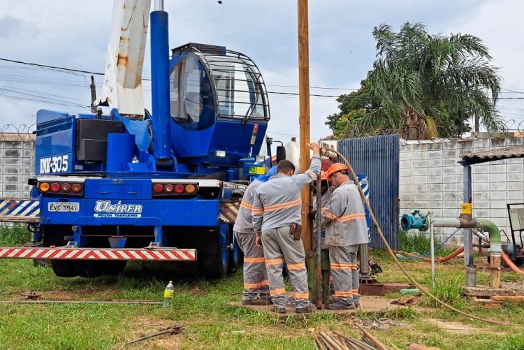 Saae conclui troca e bomba no douradinho já está em operação