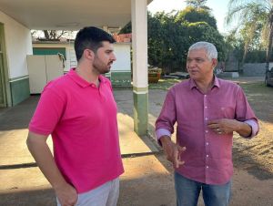 Vereadores Bruno Zancheta e Lucão Fernandes visitaram reforma da UBS do Santa Felícia
