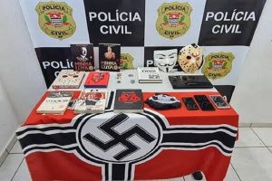 Operação da polícia apreende material de apologia ao nazismo em Araraquara