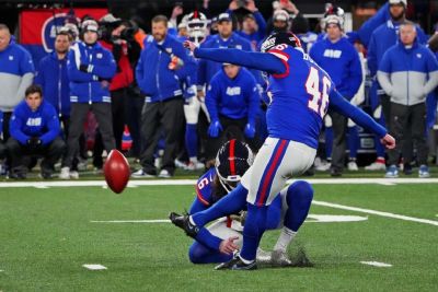 NFL: Field goal de Randy Bullock dá vitória dos Giants sobre os Packers