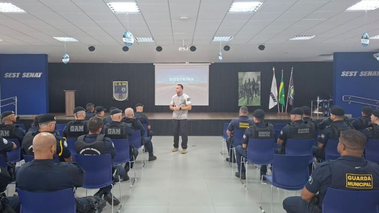 Secretaria Municipal de Segurança Pública ministra palestra sobre Doutrina Policial no SEST/SENAT