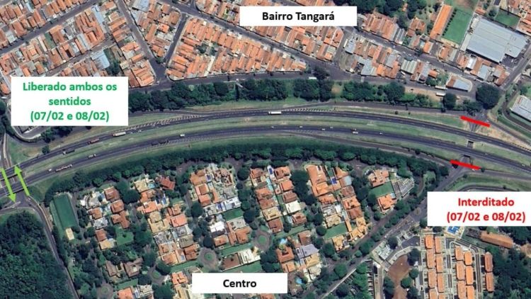 Viaduto do Tangará ficará interditado neste final de semana