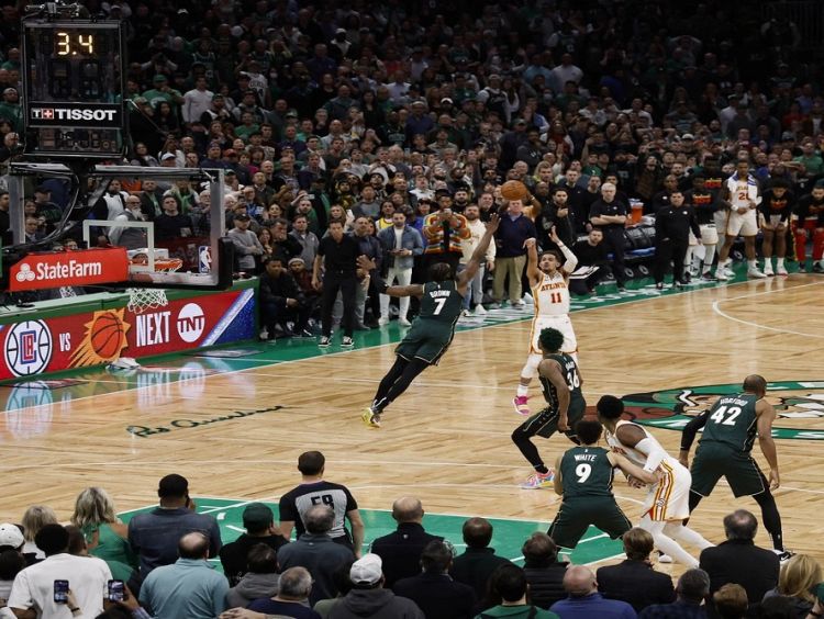 Trae Young brilha, Hawks viram sobre os Celtics e seguem vivos nos playoffs