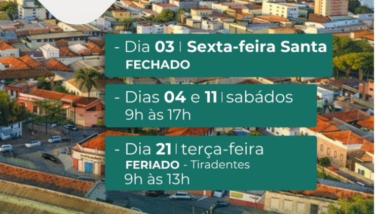 Horário especial de abril orienta consumidores e reforça organização do comércio em São Carlos