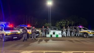 Apreensão de 265 kg de pasta base mobiliza PM Rodoviária
