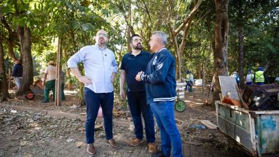 Netto Donato acompanha retirada de mais de 150 toneladas de entulho no Santa Angelina