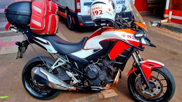 Nova moto para o SAMU: Elton Carvalho Destina Emendas para 3ª Motolância do SAMU em São Carlos