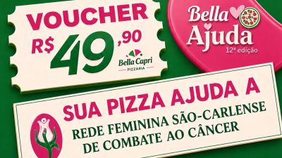 Campanha “Bella Ajuda” une solidariedade e sabor em apoio à Rede Feminina de Combate ao câncer