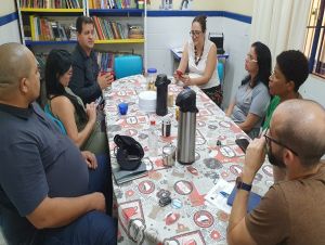 Roselei Françoso visita obras em unidades escolares de diversas regiões da cidade