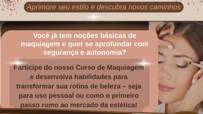 Fesc abre inscrições para curso de maquiagem