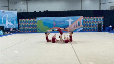Ginástica rítmica disputa Torneio Sudeste, no Rio de Janeiro