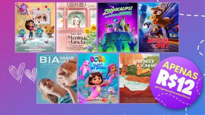 Cinema em clima de magia: ingressos a R$12 no Dia das Crianças em todas as salas do Cine Araújo