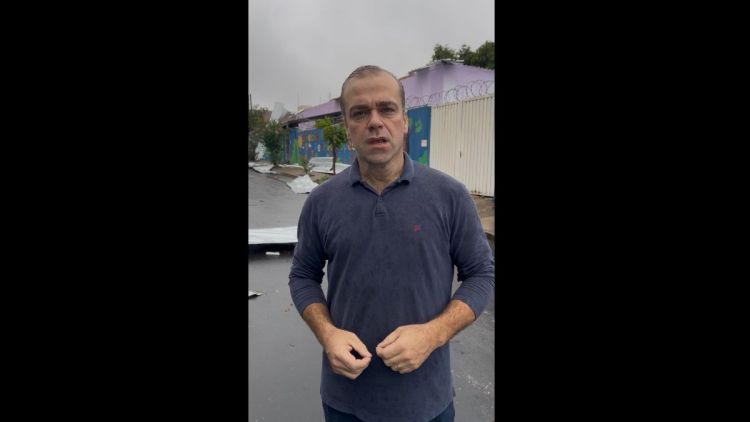 Vereador Gustavo Pozzi participa de mutirão em prol da Creche Aracy Pereira Lopes