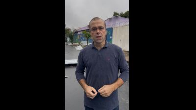 Vereador Gustavo Pozzi participa de mutirão em prol da Creche Aracy Pereira Lopes