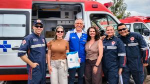 Araraquara recebe três novas ambulâncias para o SAMU Regional