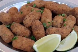 Croquete de carne moída macio e saboroso para comer a qualquer hora