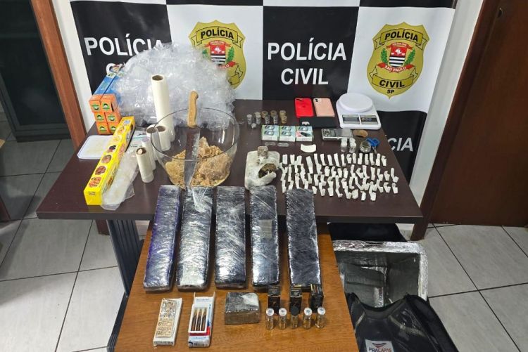 Dise prende dupla e fecha “laboratório” de drogas em Araraquara