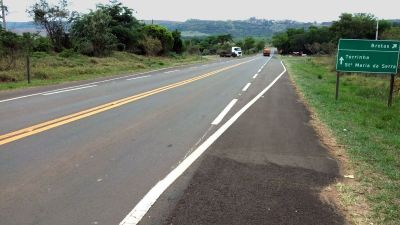 Eixo SP instala lombadas no trevo da SP 197 em Torrinha