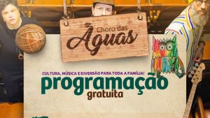 Choro das Águas apresenta grupo instrumental Imã neste domingo (26)