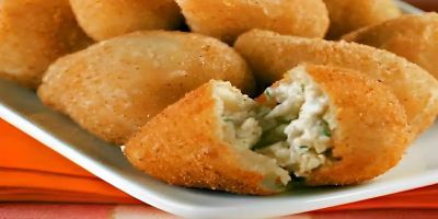 Coxinha sem massa que fica pronta em minutos