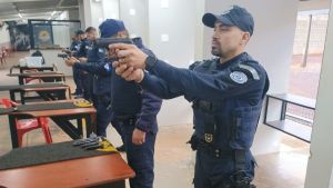 GCM de Ibaté realiza instrução de tiro para aperfeiçoamento técnico do efetivo