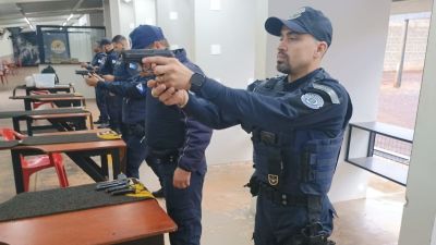 GCM de Ibaté realiza instrução de tiro para aperfeiçoamento técnico do efetivo